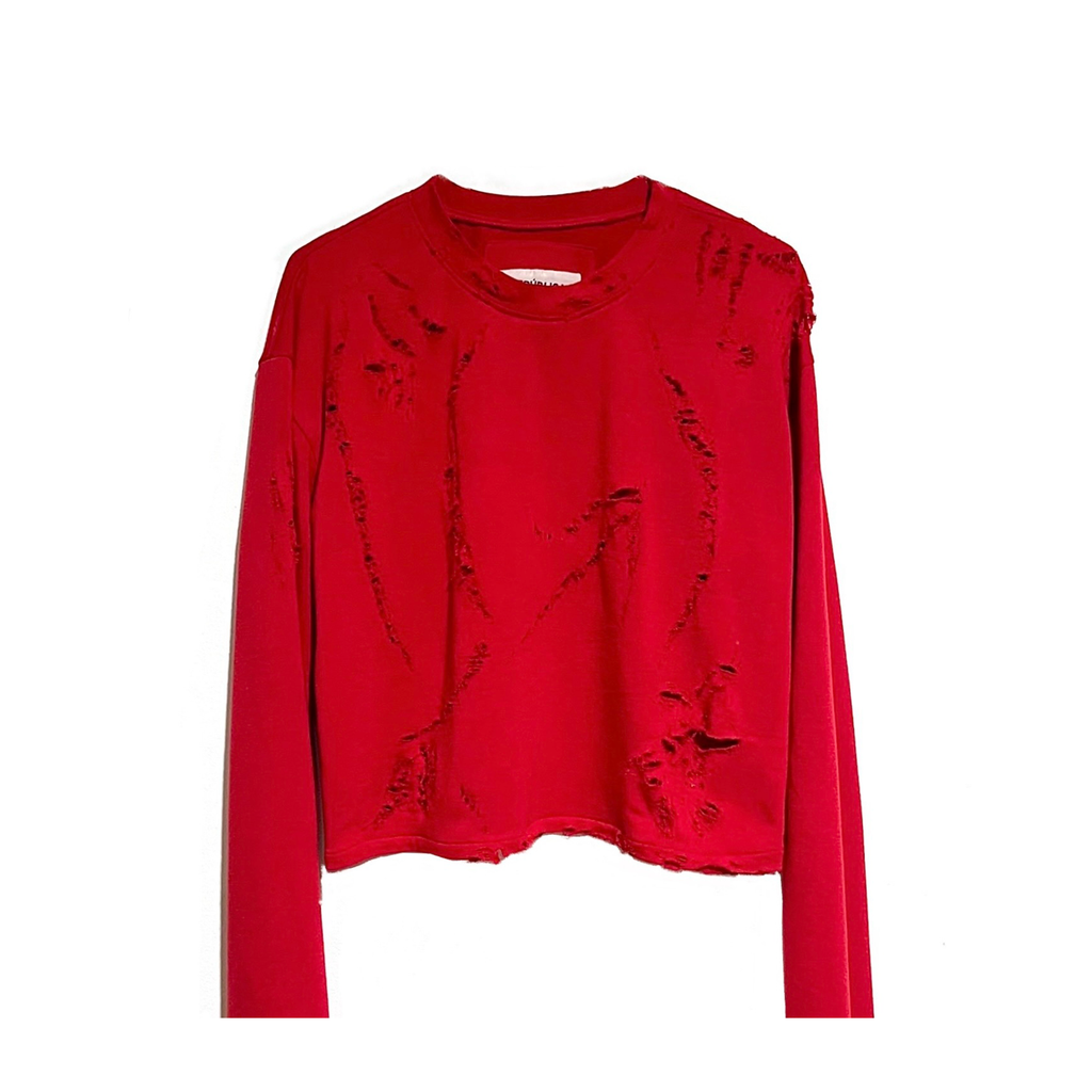 Top Rojo Esqueleto de Angel