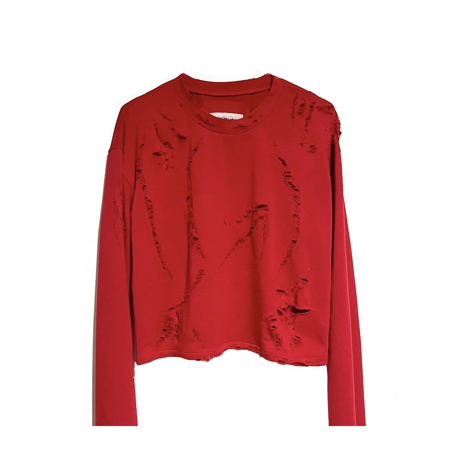 Top Rojo Esqueleto de Angel