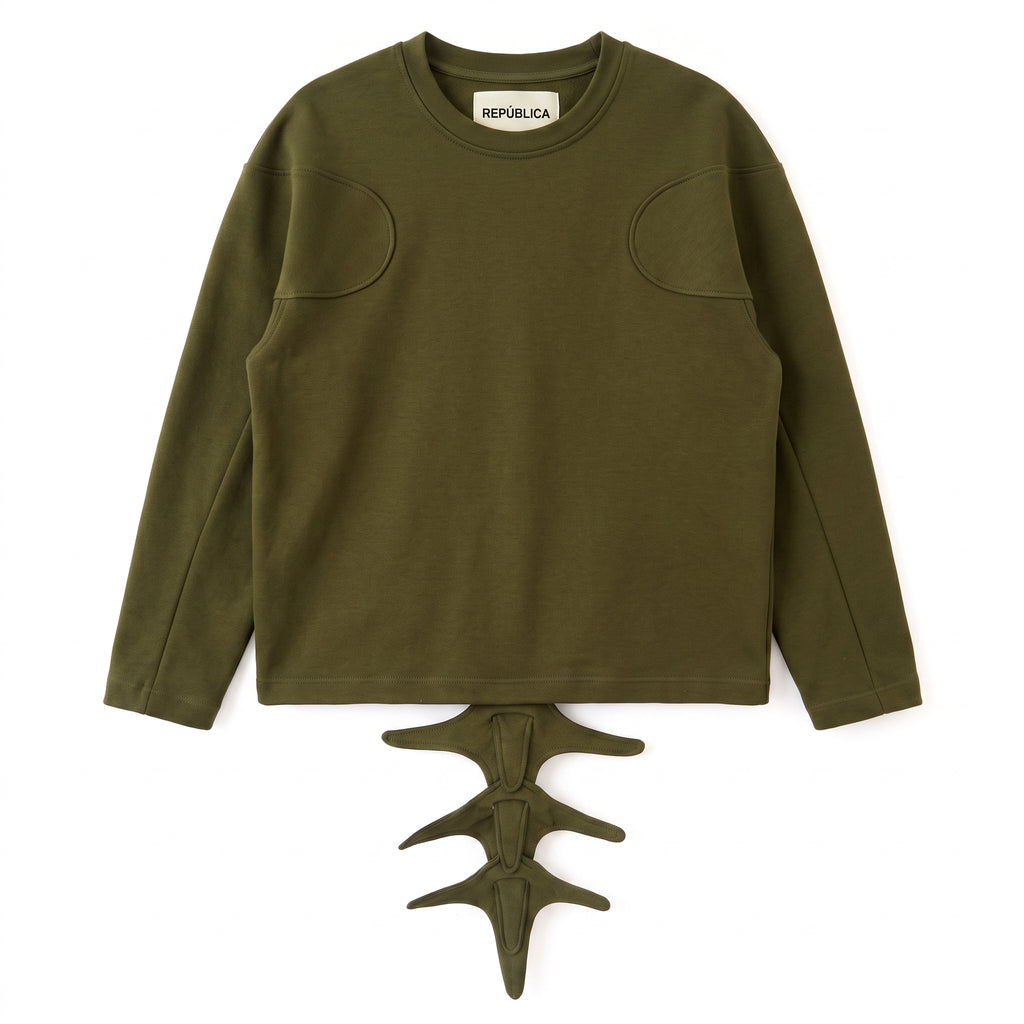 Suéter Cyborg Verde Militar